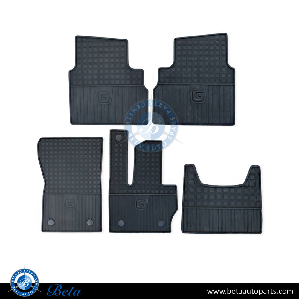 Floor mats for Mercedes G-Class W463 2018-Up models, Part Number B66680152 Floor mats for Mercedes G-Class W463 2018-Up models, Part Number B66680152
